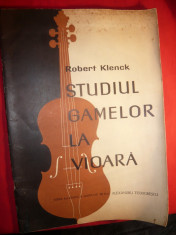 R.Klenck - Studiul Gamelor la Vioara - 1964 foto