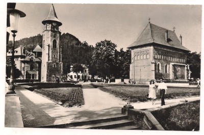 carte postala(Ilustrata)-PIATRA NEAMT-Turnul si bisericalui Stefan cel Mare foto