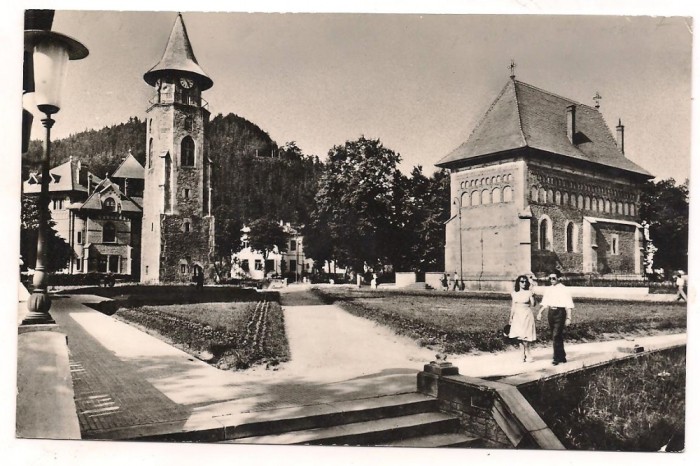 carte postala(Ilustrata)-PIATRA NEAMT-Turnul si bisericalui Stefan cel Mare