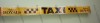 Sticker Parasolar Auto TAXI Galben 1250mm Universal Parbriz Exterior