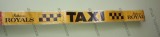 Sticker Parasolar Auto TAXI Galben 1250mm Universal Parbriz Exterior