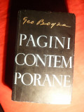 Geo Bogza - Pagini Contemporane - Prima Ed. 1957