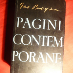 Geo Bogza - Pagini Contemporane - Prima Ed. 1957