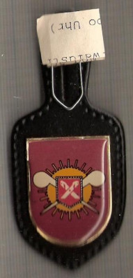 C399 Medalie militara -ABC -Abwehr Kompanie 3 Munster -Germania -marime cca 82X36(27X35) mm, gr. aprox 10 gr. -starea care se vede foto