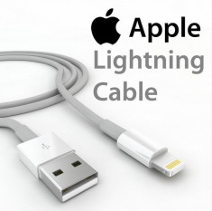 Cablu de date si incarcator iPhone 5 Lightning Connector - Nou foto