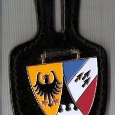 C410 Medalie militara -heraldica interesanta -Germania -marime cca 88X42(31X39) mm, gr. aprox 17 gr. -starea care se vede