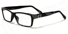 Rame ochelari DG - model Marble ; Unisex ; Rame si brate negre; Cadou : un saculet pentru protectie ! foto