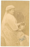 963 - Arad, ETHNIC woman, port popular - old postcrd, real PHOTO - unused