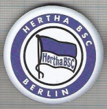 C426 Medalie(placheta magnetica) -Fotbal - HERTHA BSC BERLIN -Germania -marime 40 mm, gr. aprox 9 gr.-starea care se vede