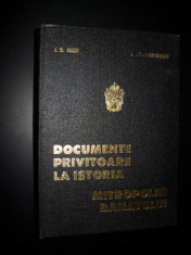 I.D. Suciu,Radu Constantinescu , Documente privitoare la istoria Mitropoliei Banatului foto