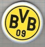 C425 Medalie(placheta magnetica) -Fotbal - Ballspielverein Borussia 09 e.V. Dortmund -Germania -marime 40 mm, gr. aprox 9 gr.-starea care se vede