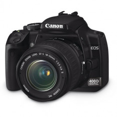 OFERTA !!! Canon EOS 400D+Obiectiv EF 18-55 mm+Obiectiv EF 90-300 mm+Geanta Tamrac 531+toate accesoriile necesare !!! foto