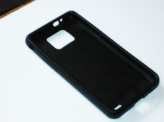Husa neagra silicon Samsung Galaxy S2 foto