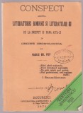 Vasile Gr. Pop - Conspect asupra literaturei romane si literatilor ei de la inceput si pana asta-zi in ordine cronologica, 1982