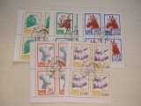 Korea de Nord 1990 fauna animale domestice mi 3143-3147 stamp. bloc de 4