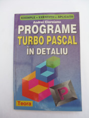 Programe Turbo Pascal in detaliu foto