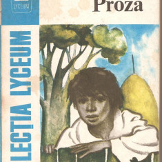 (C2544) PROZA DE VASILE ALECSANDRI, EDITURA ALBATROS, BUCURESTI, 1974