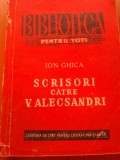 SCRISORI CATRE V. ALECSANDRI - ION GHICA