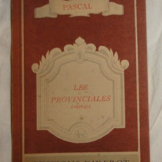 Pascal LES PROVINCIALES (EXTRAITS) Ed. Diderot