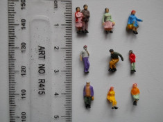 Set 10buc. figurine vopsite sc.1:160(N),NOI! foto