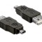 Adaptor mini usb tata la usb mama