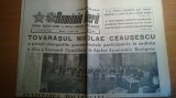 Ziarul romania libera 5 noiembrie 1986 -cuvantarea lui ceausescu