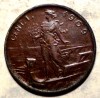 E.332 ITALIA VITTORIO EMANUELE III 1 CENTESIMO 1909 R XF, Europa, Cupru (arama)