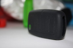 Husa Silicon Cheie Chei VW 3 butoane culoarea NEGRU BLACK foto