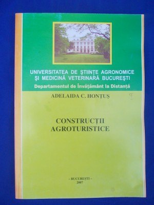 ADELAIDA C.HONTUS-CONSTRUCTII AGROTURISTICE/BUC./2007 foto