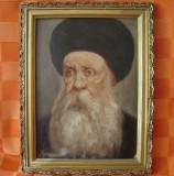 Portret cap de evreu, Kopf des Juden, Mann, tablou ulei pe panza 30x40, semnat