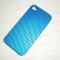 Toc Husa iPhone 4S Plastic. Albastru