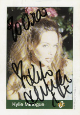 Autograf Kylie Minogue foto