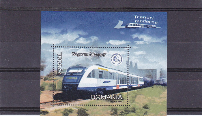 Trenuri moderne 2004 colita Romania .