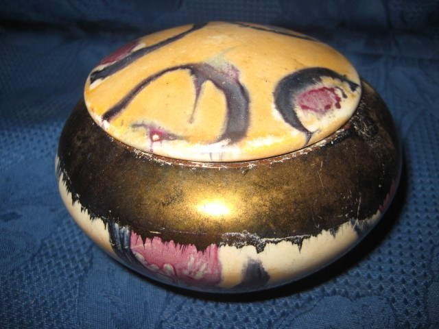 Bomboniera mica ceramica colorata -10_7 cm.