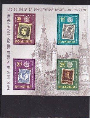 !25 ani regat blok Nr 1719a Romania . foto