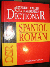 Dictionar spaniol-roman - Al. Calciu, Zaira Samharadze (editia a ll-a) foto