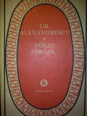 GR. ALEXANDRESCU - POEZII PROZA foto