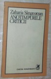 ZAHARIA SANGEORZAN - ANOTIMPURILE CRITICII (1983)