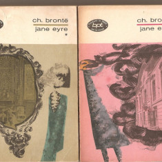 (C2596) JANE EYRE DE CHARLOTTE BRONTE, VOL.1 SI 2, EDITURA MINERVA, BUCURESTI, 1970