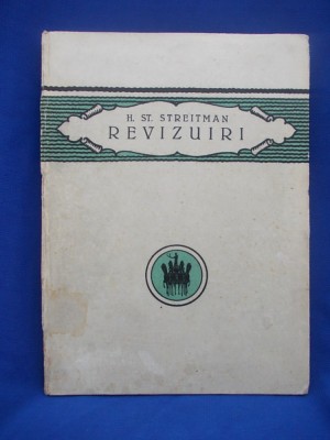 H.ST.STREITMAN-REVIZUIRI/AFORISME/CULTURA NATIONALA/ED.I-A/1922 foto