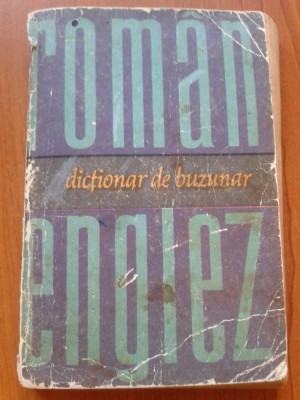 DICTIONAR DE BUZUNAR ROMAN - ENGLEZ - Serban Andronescu foto