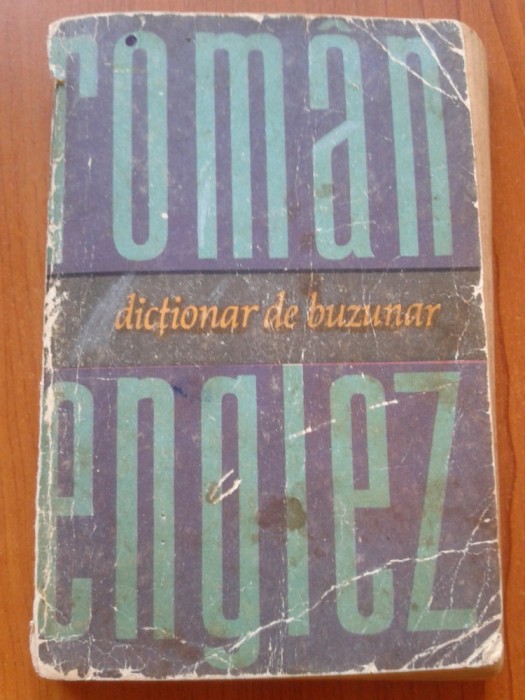 DICTIONAR DE BUZUNAR ROMAN - ENGLEZ - Serban Andronescu