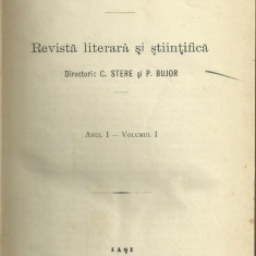 VIATA ROMANEASCA - revista literara si stiintifica, anul I, vol. I / 1906,Iasi