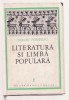 Miron Pompiliu - Literatura si limba populara, 1967