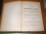CODICELUI de PROCEDURA CIVILE - I.G.Sandulescu-Nanovenu - 1879, 1447 p. + anexe, Alta editura