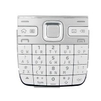 Carcasa carcase Tastatura Originala Qwerty Nokia E55 alba foto