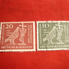 *Serie Congres Eucharistic Munchen 1960 RFG ,2 val.stamp.