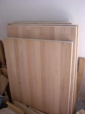 PANOURI LAMELARE DIN LEMN DE FAG PTR TREPTE SCARI 40 MM GROSIME foto