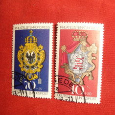 Serie- Blazoane - Congres Filatelie 1973 RFG 2 val.stamp.