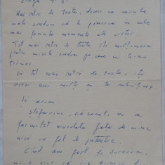 Scrisoare a poetului si scriitorului avangardist , Geo Bogza , 1965 , avangarda